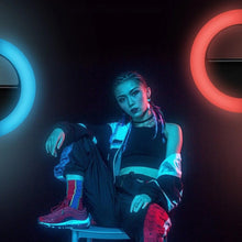 RGB LED Clip-on Mobile Phone Ring Light- USB Charging_4
