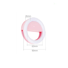 RGB LED Clip-on Mobile Phone Ring Light- USB Charging_8