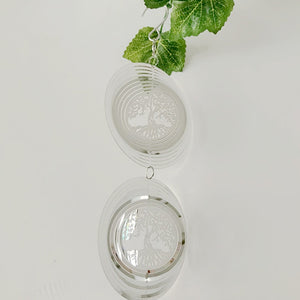 Tree of Life Rotating Wind Chime Outside Home Decor_3