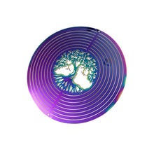 Tree of Life Rotating Wind Chime Outside Home Decor_7