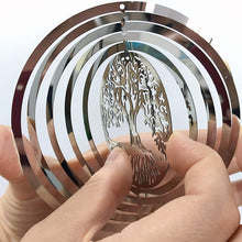 Tree of Life Rotating Wind Chime Outside Home Decor_9