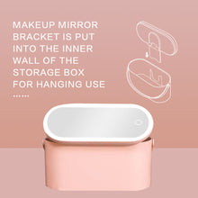 USB Rechargeable Vanity Makeup Storage Bag with LED_12