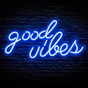 New Backplane Neon Good Vibes Lighting Pendant-USB Plugged-in_5