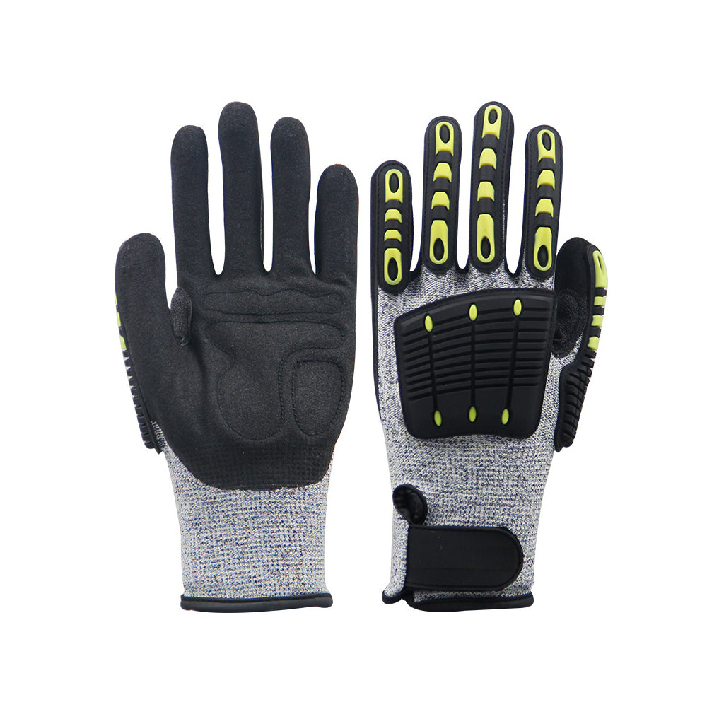 Anti-Impact Cut Resistant Anti-Slip Safety Work Gloves_0