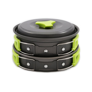 9-pcs Portable Camping and Outdoor Picnic Cooking Pots_3