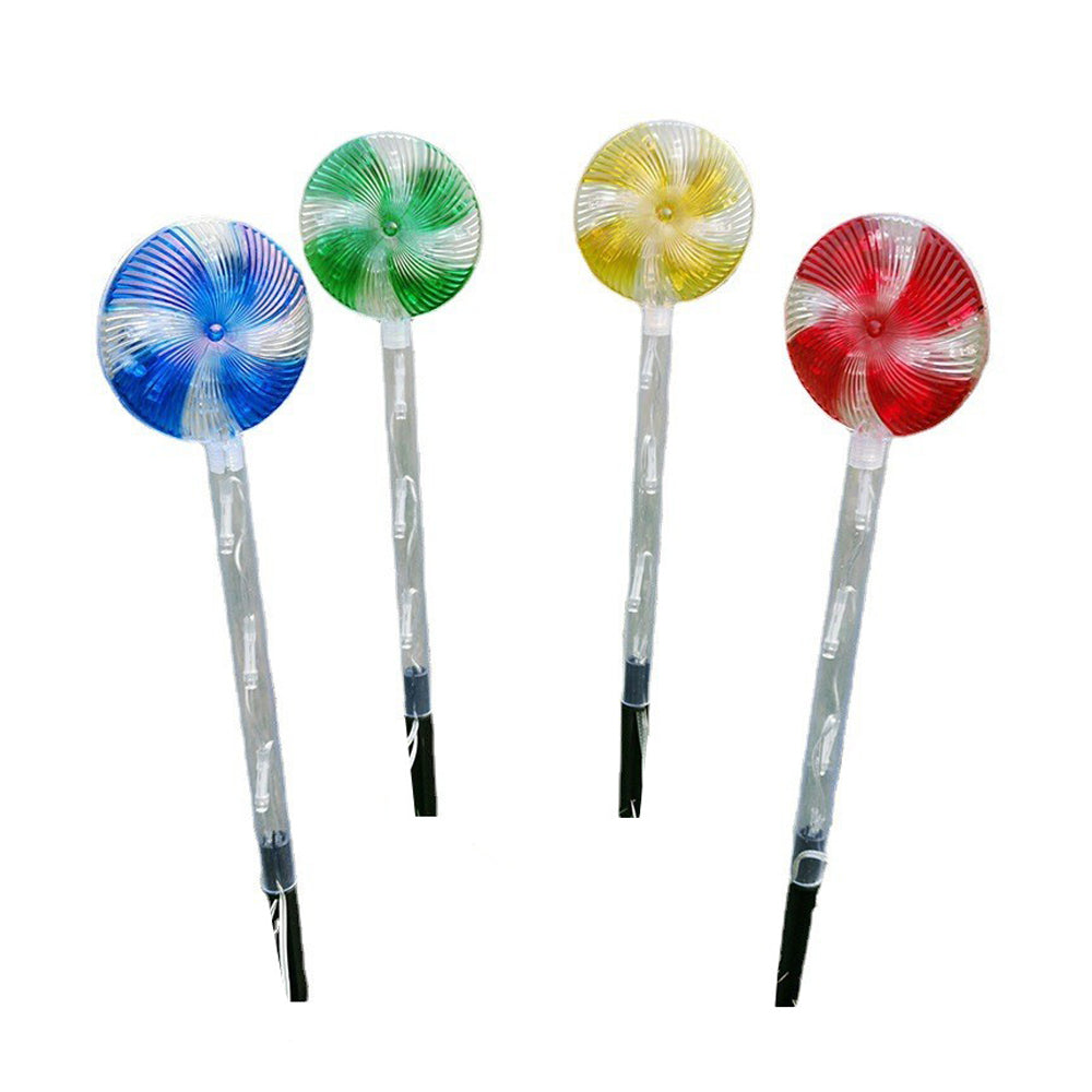 Solar Powered Candy Cane Lollipop Christmas Stake Lights_6