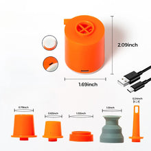 Electric Portable Air Pump 1300mph 3 In 1 Multi-function Pump -USB Rechargeable_4
