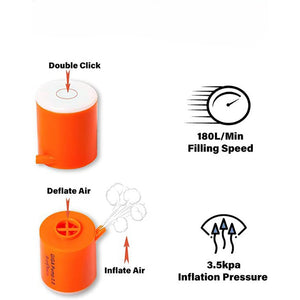 Electric Portable Air Pump 1300mph 3 In 1 Multi-function Pump -USB Rechargeable_9