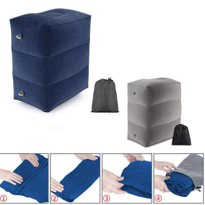 Three Layer Inflatable Portable Foot Rest with Storage Bag_5