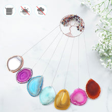 Tree of Life 7 Chakra Healing Stone Handmade Wind Chime_3