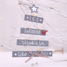 Wooden Hanging Indoor Christmas Holiday Decoration_7