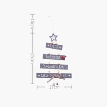 Wooden Hanging Indoor Christmas Holiday Decoration_9