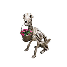 Halloween Skeleton Statue Zombie Gnome Garden Decoration_4