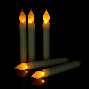 12 Pack Flameless LED Taper Candles Party Home Decoration Floating Candles-Battery Powered_9