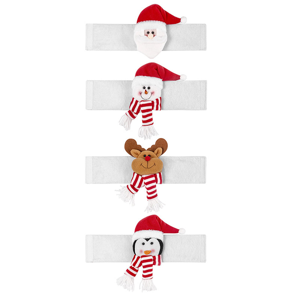 4pc/Set Holiday Decoration Simple Christmas Curtain Buckles_0