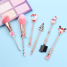 Holiday Christmas Makeup Brushes Set with Drawstring Bag_7