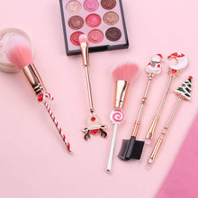 Holiday Christmas Makeup Brushes Set with Drawstring Bag_9