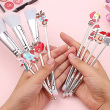 Holiday Christmas Makeup Brushes Set with Drawstring Bag_11