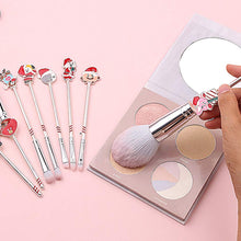 Holiday Christmas Makeup Brushes Set with Drawstring Bag_12