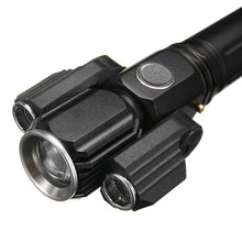 LED Three Lamp Head Portable Flash Light-USB Rechargeable_2