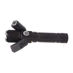 LED Three Lamp Head Portable Flash Light-USB Rechargeable_11