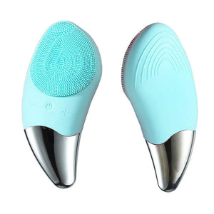 Electric Silicon Waterproof Facial Cleansing Brush and Massager - USB Rechargeable_4