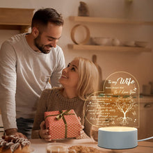 Love Expressing Acrylic Night Light Ideal Gift for Wife - USB Plugged In_3