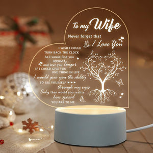 Love Expressing Acrylic Night Light Ideal Gift for Wife - USB Plugged In_9