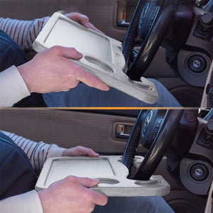 Car Steering Wheel Tray with Cup Holder