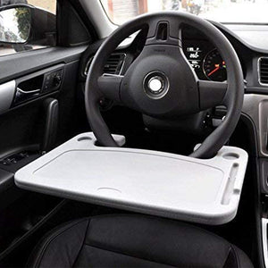 Car Steering Wheel Tray with Cup Holder