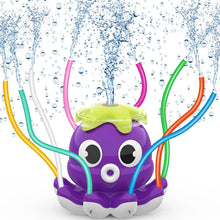 Summer Outdoor Water Spray Sprinkler for Kids and Toddlers with 8 Wiggle Tubes Backyard Games_0