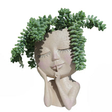 Unique Face Planters Pot for Indoor Outdoor Plants with Drainage Hole_1