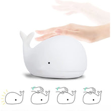 Cute Whale Night Light for Kids with 7 LED Colors Changing - USB Rechargeable_1