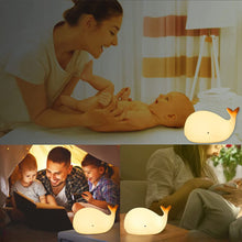 Cute Whale Night Light for Kids with 7 LED Colors Changing - USB Rechargeable_8