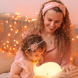 Cute Whale Night Light for Kids with 7 LED Colors Changing - USB Rechargeable_9