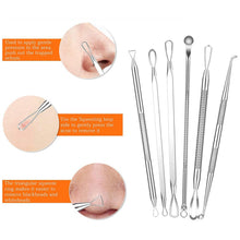 15Pcs  Stainless Steel Blackhead Remover Pimple Popper Tools Kit with Metal Case_7