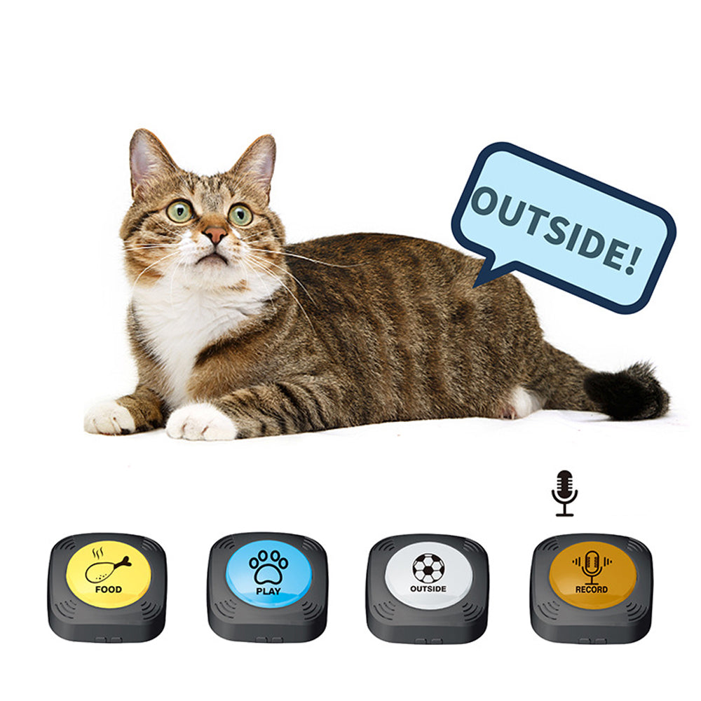 Interactive Recordable Command Pet Buttons-Battery Operated_0