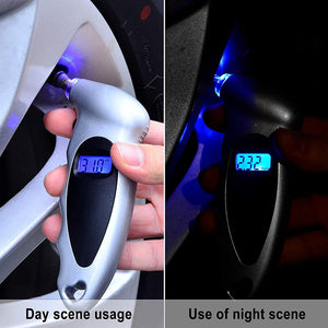 Digital Tire Pressure Gauge 150 PSI with Backlit LCD and Non-Slip Grip Car Accessories - Battery Operated_8