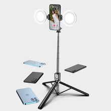 Dimmable Dual Fill Lamps Selfie Stick