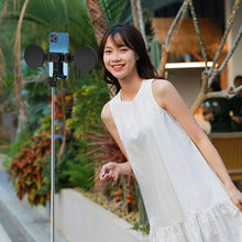 Dimmable Dual Fill Lamps Selfie Stick