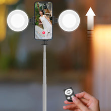 Dimmable Dual Fill Lamps Selfie Stick