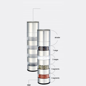 4 Levels Outdoor Spice Jar Container and Manual Grinder_8