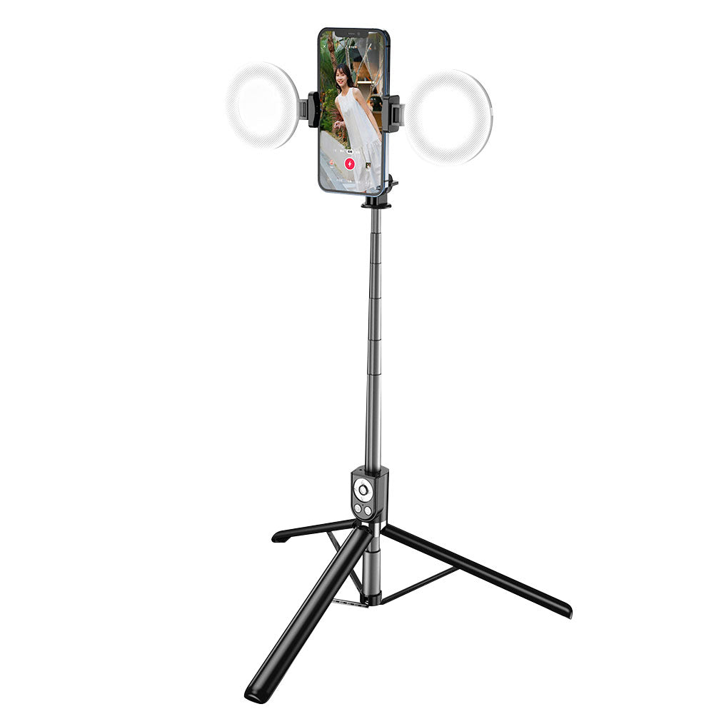 Dimmable Dual Fill Lamps Selfie Stick