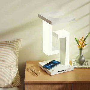 Wireless Charger and Suspension LED Table Night Lamp-USB Plugged-in_7