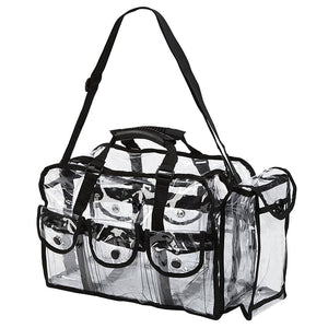 Men’s Women’s Large Transparent Makeup Organizer Bag Makeup Artists Travel Bag_2