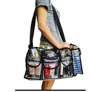 Men’s Women’s Large Transparent Makeup Organizer Bag Makeup Artists Travel Bag_8