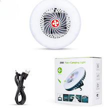 2 IN 1  LED Camping Lantern with Tent Fan - USB Rechargeable_5