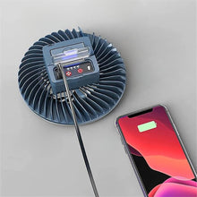 2 IN 1  LED Camping Lantern with Tent Fan - USB Rechargeable_9