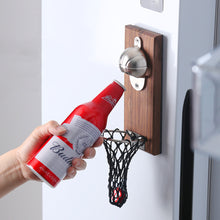 Wall Mounted Basketball Themed Bottle Opener with Catch Ring_5