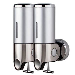 Wall Mounted Bathroom Shower Pump Dispenser and Organizer for Bathroom Kitchen Hotel_6